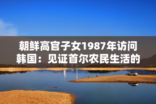 朝鲜高官子女1987年访问韩国：见证首尔农民生活的奢华与平壤的对比
