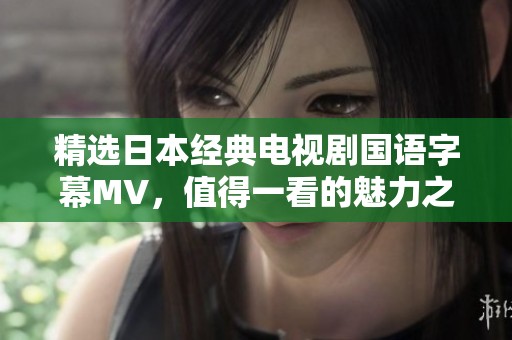 精选日本经典电视剧国语字幕MV，值得一看的魅力之作