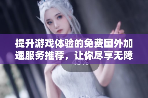 提升游戏体验的免费国外加速服务推荐，让你尽享无障碍网络畅游