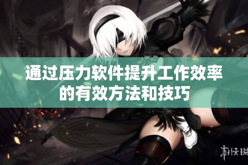 通过压力软件提升工作效率的有效方法和技巧