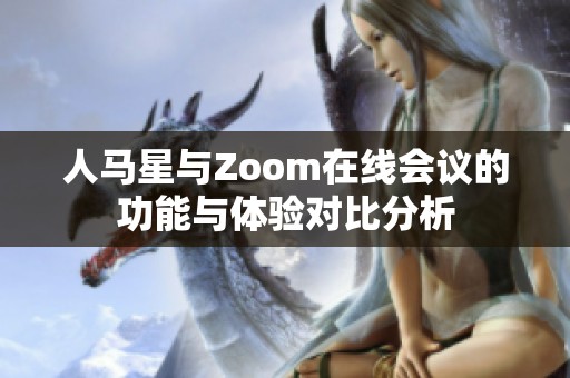 人马星与Zoom在线会议的功能与体验对比分析