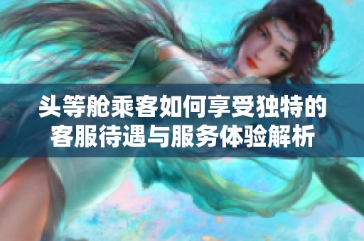 头等舱乘客如何享受独特的客服待遇与服务体验解析