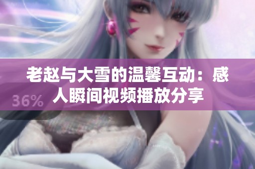 老赵与大雪的温馨互动：感人瞬间视频播放分享