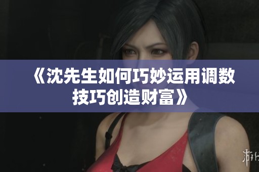 《沈先生如何巧妙运用调数技巧创造财富》