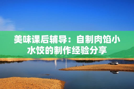 美味课后辅导：自制肉馅小水饺的制作经验分享