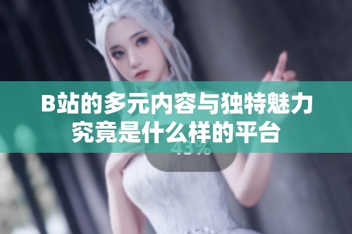 B站的多元内容与独特魅力究竟是什么样的平台