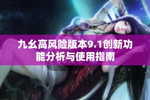 九幺高风险版本9.1创新功能分析与使用指南