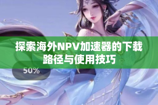 探索海外NPV加速器的下载路径与使用技巧