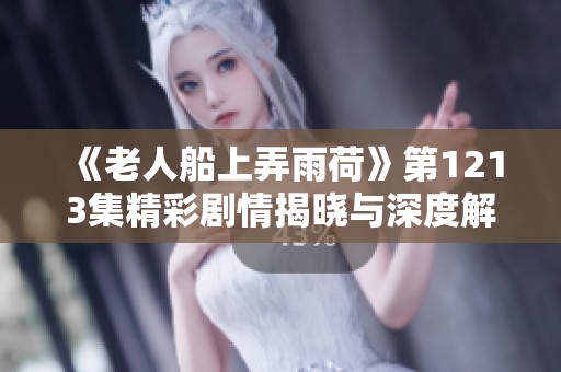 《老人船上弄雨荷》第1213集精彩剧情揭晓与深度解读