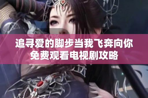 追寻爱的脚步当我飞奔向你免费观看电视剧攻略
