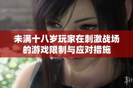 未满十八岁玩家在刺激战场的游戏限制与应对措施