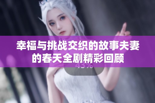 幸福与挑战交织的故事夫妻的春天全剧精彩回顾