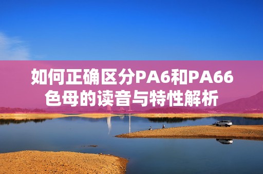 如何正确区分PA6和PA66色母的读音与特性解析