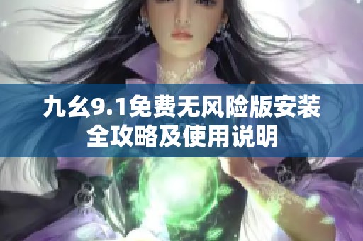 九幺9.1免费无风险版安装全攻略及使用说明