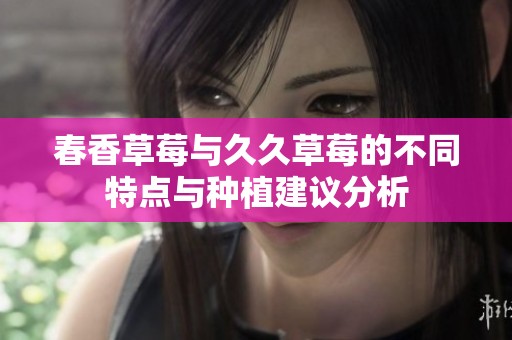 春香草莓与久久草莓的不同特点与种植建议分析