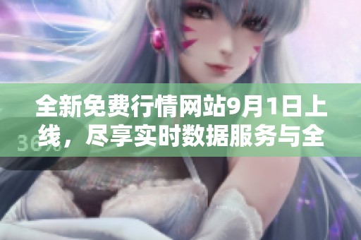 全新免费行情网站9月1日上线，尽享实时数据服务与全面行情解析