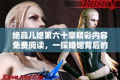 绝品儿媳第六十章精彩内容免费阅读，一探婚姻背后的真相与情感纠葛