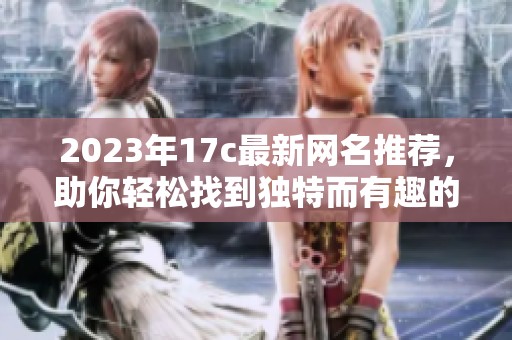 2023年17c最新网名推荐，助你轻松找到独特而有趣的昵称选择