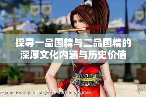 探寻一品国精与二品国精的深厚文化内涵与历史价值