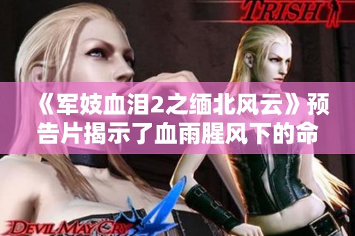 《军妓血泪2之缅北风云》预告片揭示了血雨腥风下的命运交织与抗争艰辛