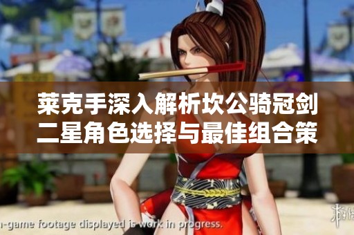 莱克手深入解析坎公骑冠剑二星角色选择与最佳组合策略
