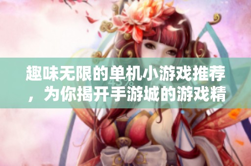 趣味无限的单机小游戏推荐，为你揭开手游城的游戏精彩大全