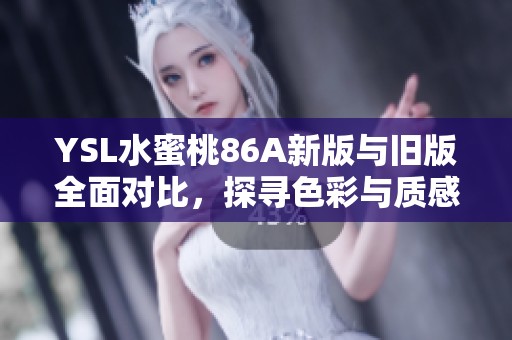 YSL水蜜桃86A新版与旧版全面对比，探寻色彩与质感的变化与影响