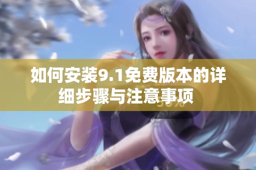 如何安装9.1免费版本的详细步骤与注意事项 