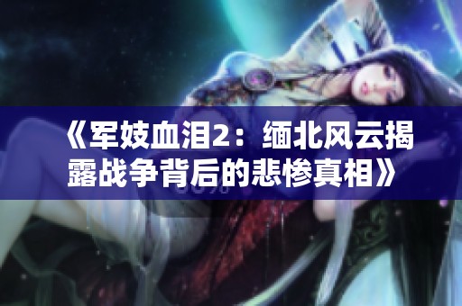 《军妓血泪2：缅北风云揭露战争背后的悲惨真相》