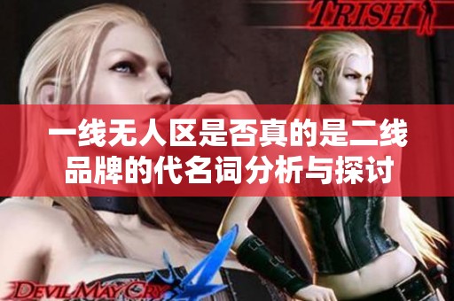 一线无人区是否真的是二线品牌的代名词分析与探讨