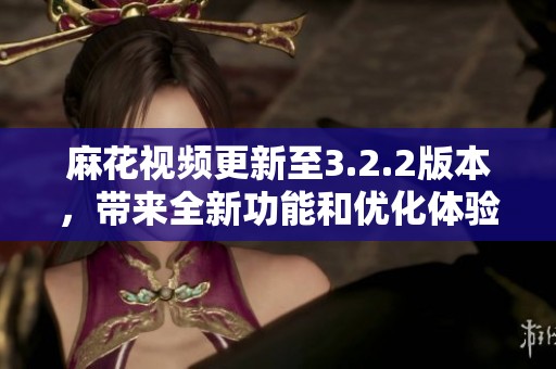 麻花视频更新至3.2.2版本，带来全新功能和优化体验报道