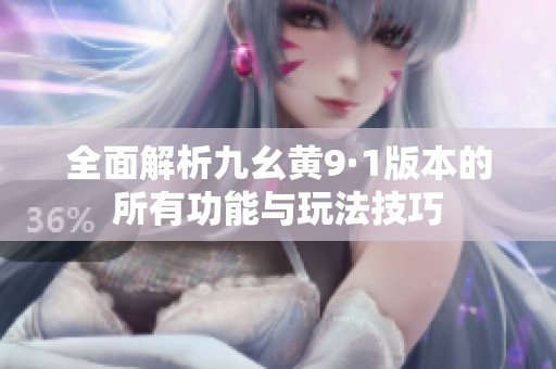 全面解析九幺黄9·1版本的所有功能与玩法技巧