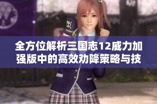 全方位解析三国志12威力加强版中的高效劝降策略与技巧攻略