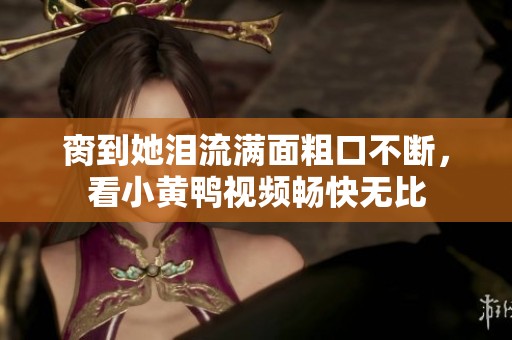 脔到她泪流满面粗口不断，看小黄鸭视频畅快无比