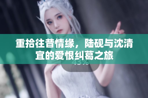 重拾往昔情缘，陆砚与沈清宜的爱恨纠葛之旅