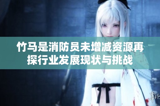 竹马是消防员未增减资源再探行业发展现状与挑战