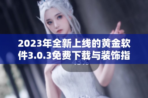 2023年全新上线的黄金软件3.0.3免费下载与装饰指南