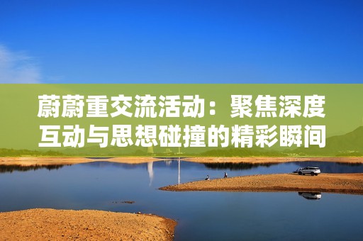 蔚蔚重交流活动：聚焦深度互动与思想碰撞的精彩瞬间