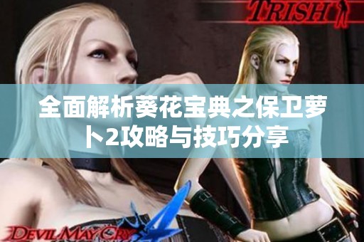 全面解析葵花宝典之保卫萝卜2攻略与技巧分享