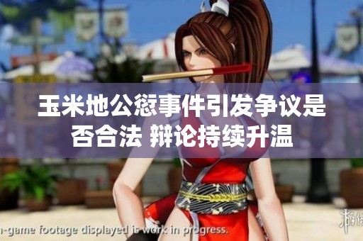 玉米地公愆事件引发争议是否合法 辩论持续升温