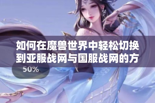 如何在魔兽世界中轻松切换到亚服战网与国服战网的方法解析