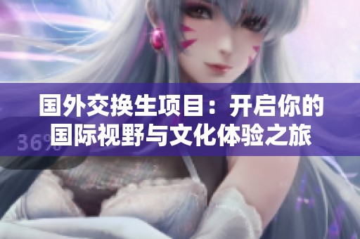 国外交换生项目：开启你的国际视野与文化体验之旅