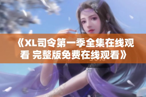《XL司令第一季全集在线观看 完整版免费在线观看》