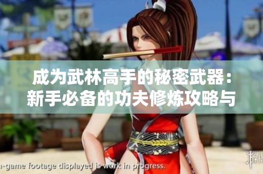 成为武林高手的秘密武器：新手必备的功夫修炼攻略与招式掌握技巧