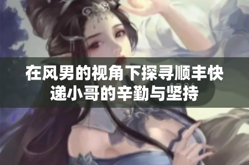 在风男的视角下探寻顺丰快递小哥的辛勤与坚持