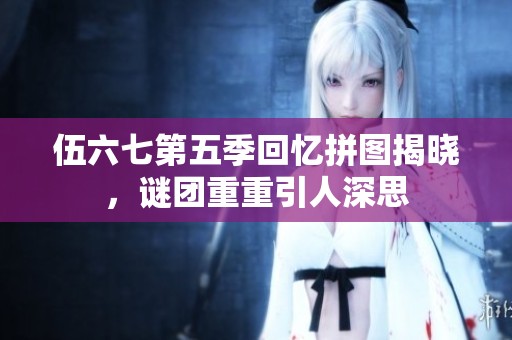 伍六七第五季回忆拼图揭晓，谜团重重引人深思