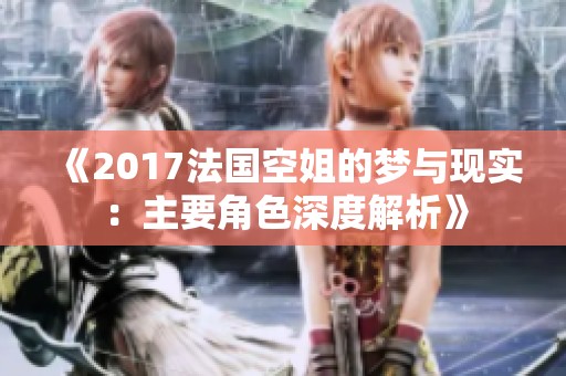《2017法国空姐的梦与现实：主要角色深度解析》
