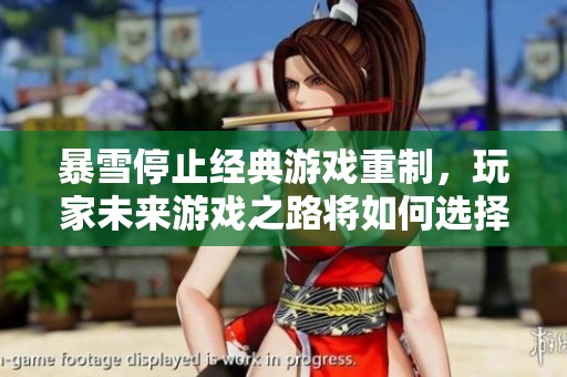 暴雪停止经典游戏重制，玩家未来游戏之路将如何选择