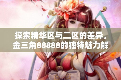 探索精华区与二区的差异，金三角88888的独特魅力解析