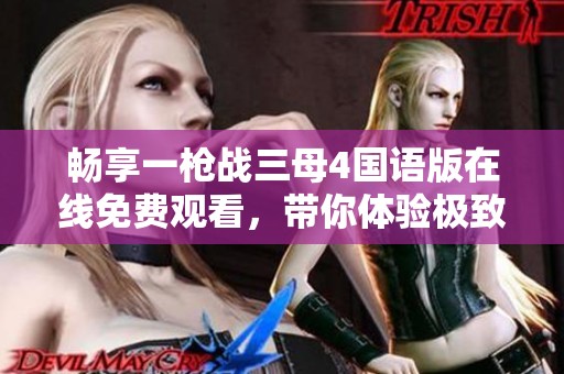畅享一枪战三母4国语版在线免费观看，带你体验极致枪战快感